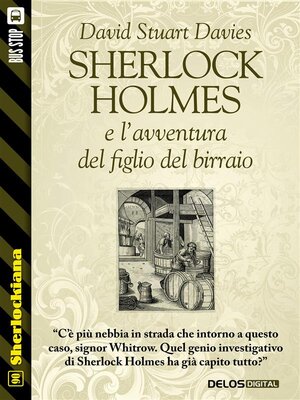 cover image of Sherlock Holmes e l'avventura del figlio del birraio